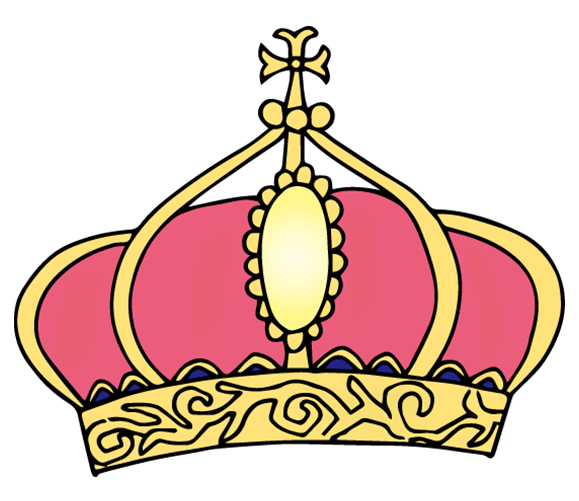 「王冠②・帽子」のフリーイラスト